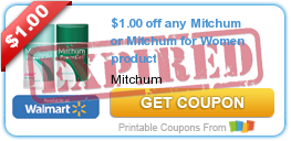 $1.00 off any Mitchum or Mitchum for Women product