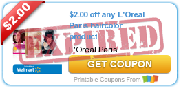 $2.00 off on any L'Oreal Paris haircolor product (