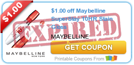 $1.00 off Maybelline SuperStay 10HR Stain Gloss
