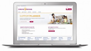 Screen Shot of SupportPlanner Homepage