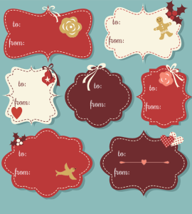 Pretty Vintage Christmas Gift Tags Printable - Thrifty Mommas Tips