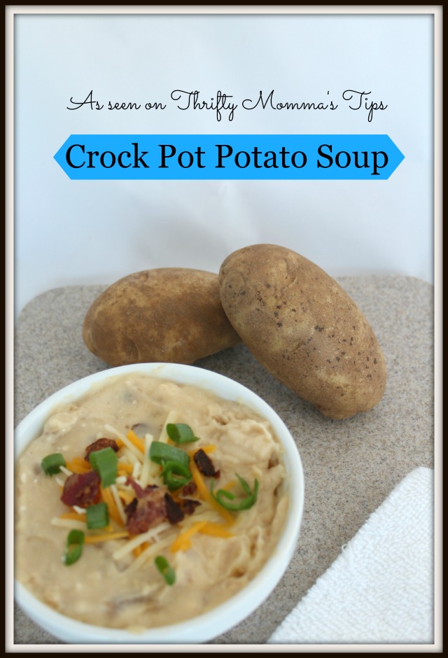 Easy crockpot potato soup