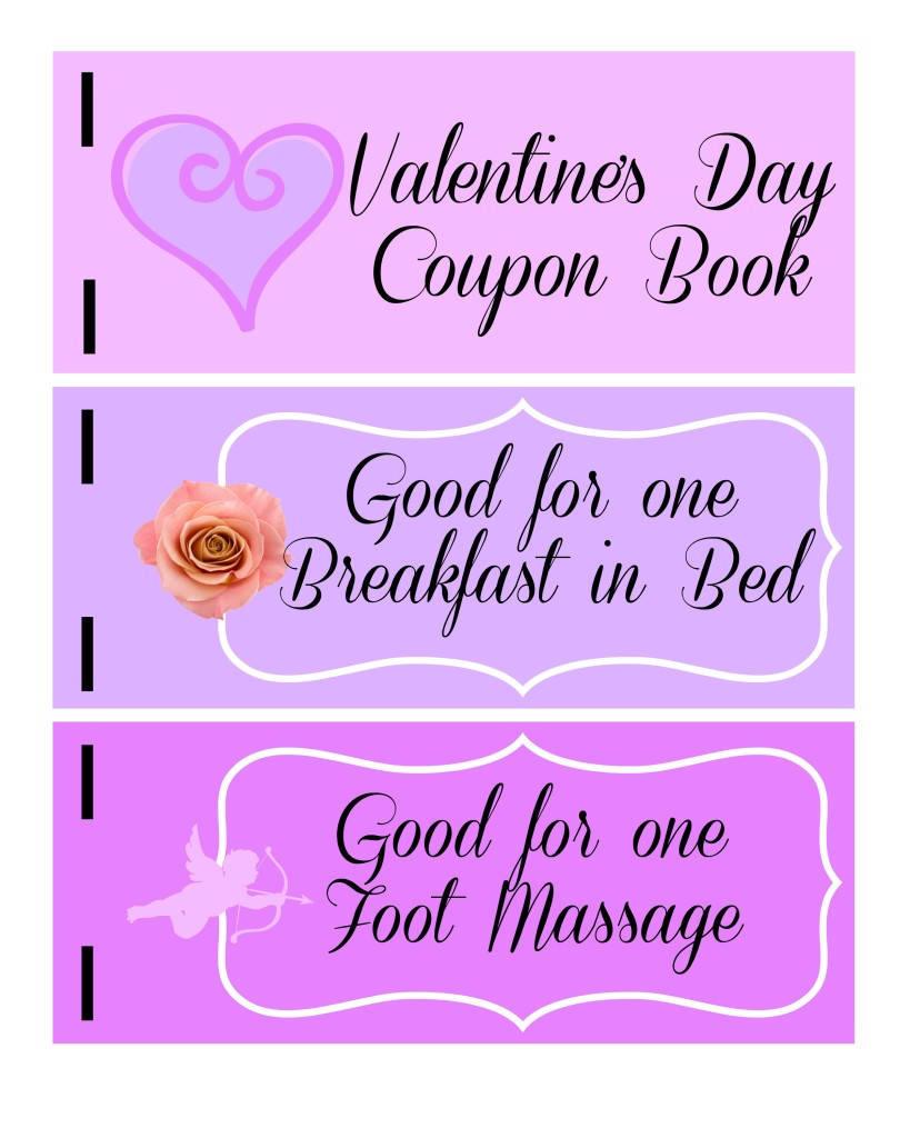 Valentine's Day printable coupon book
