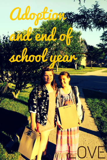 adoption and end of school year
