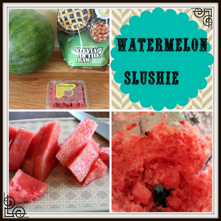 Watermelon Raspberry Slushie Recipe