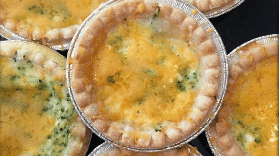 mini broccoli quiche