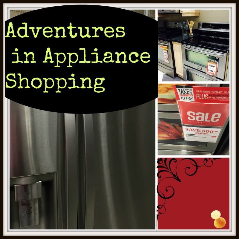 appliance shopping