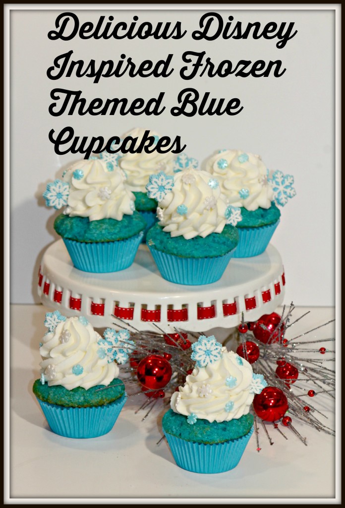 frozen blue cupcakes