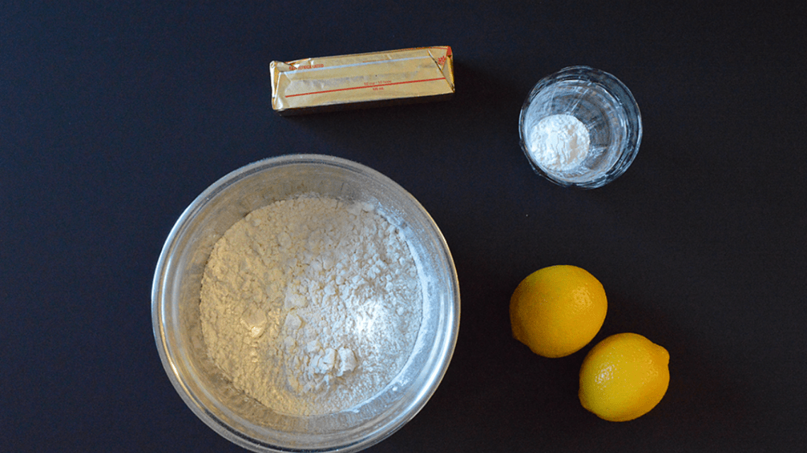 lemon cookies with buttercream icing
