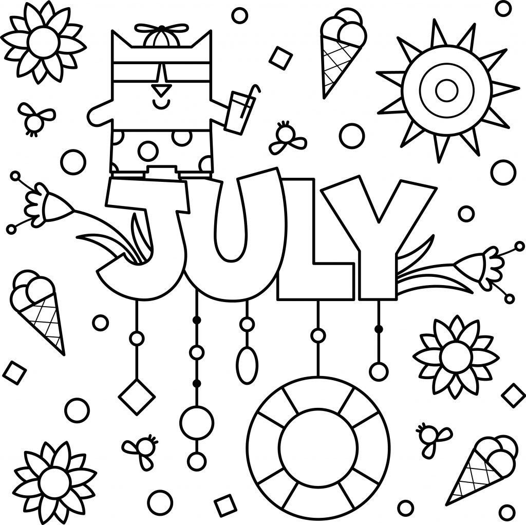 july_colouring_page