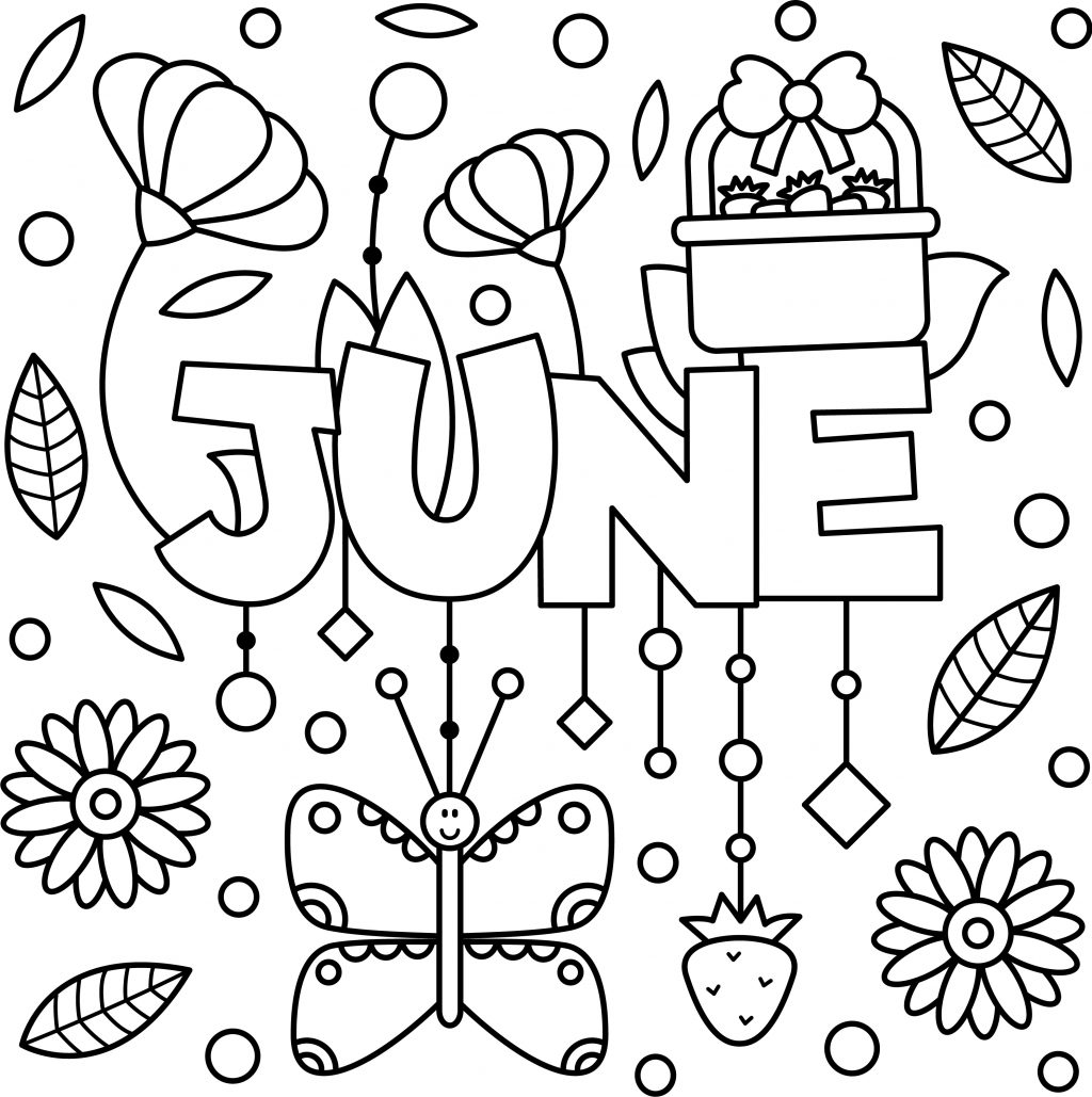 June_coloring_page