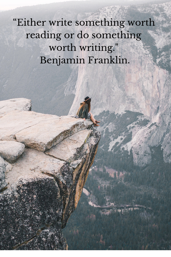 benjamin_franklin_quote_young_traveler_sitting_on_cliff