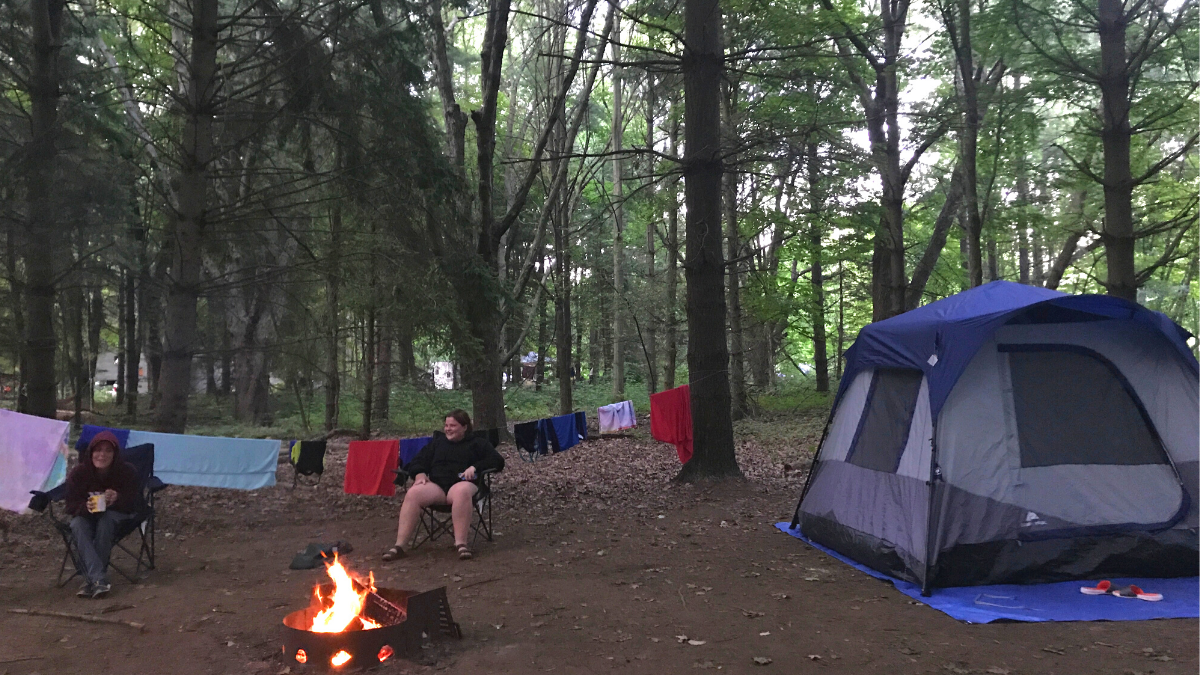 tent-camping-port-burwell-dusk