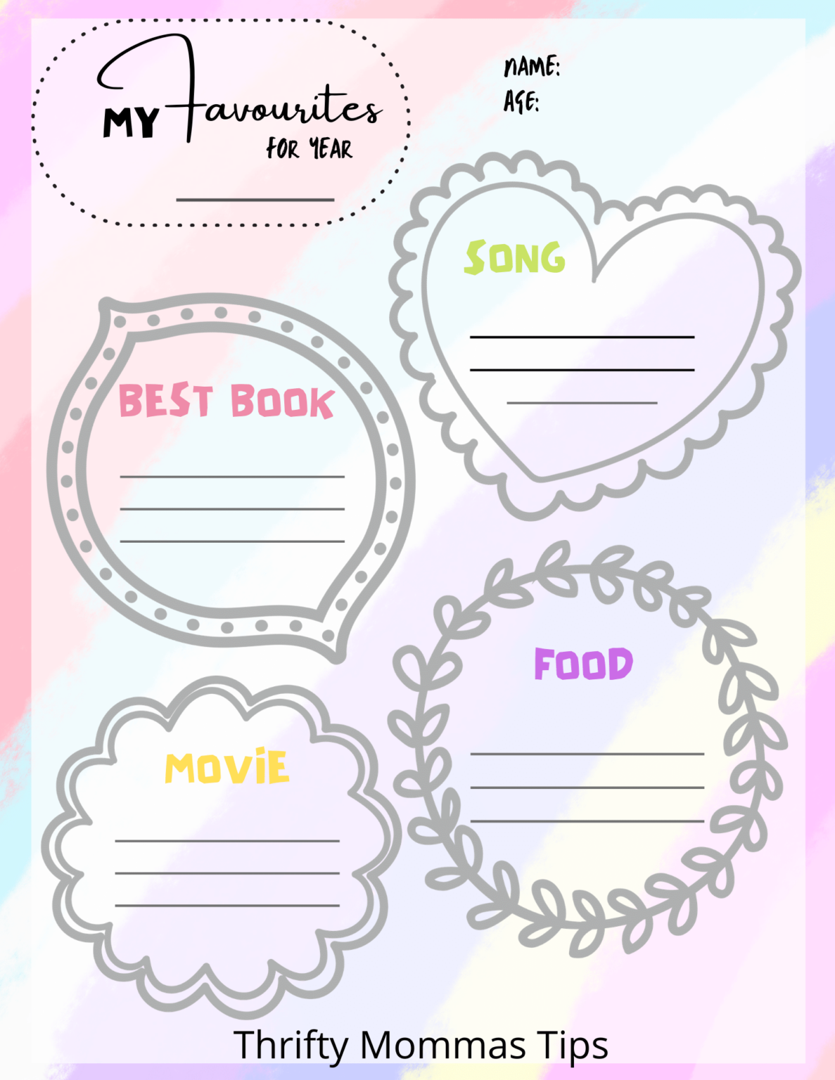 End of Year Journal Activity Booklet — Thrifty Mommas Tips