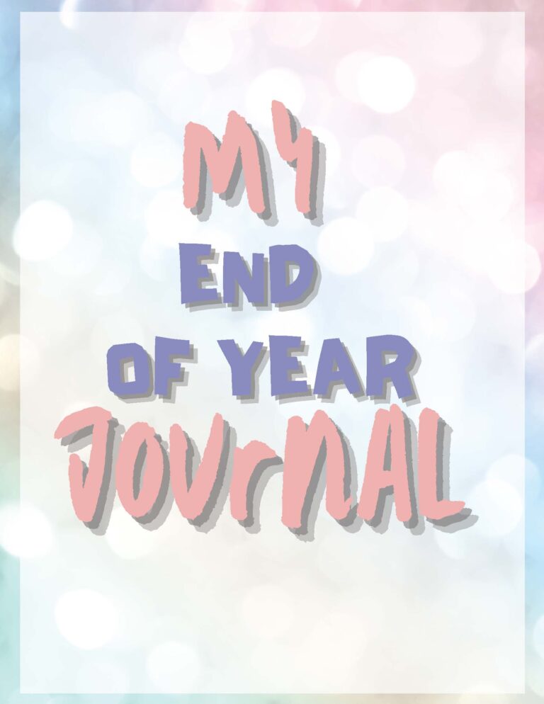 End of Year Journal Activity Booklet — Thrifty Mommas Tips