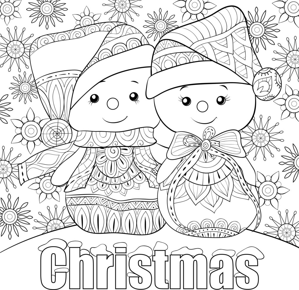 kids_snowmen_colouring_page